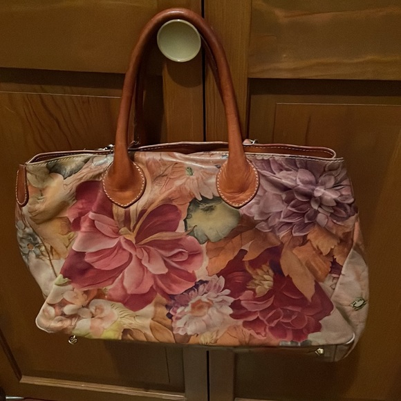 MAURIZIO TAIUTI Large Floral Leather Purse - Picture 2 of 14